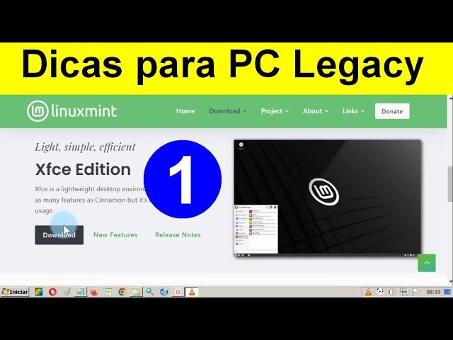 1- How to download Linux Mint. Linux partitions. Tips for creating a bootable USB drive for legac...