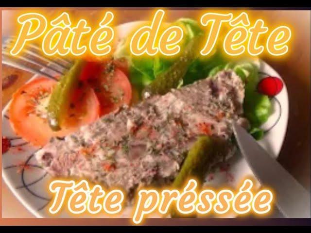 PATE DE TETE   OU TETE PRESSEE:  UN GRAND CLASSIQUE DE LA CHARCUTERIE .