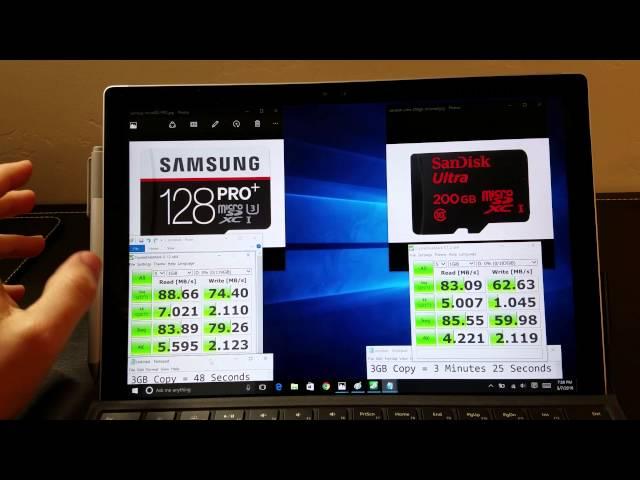 200GB vs 128GB | Samsung Pro+ vs. Sandisk Ultra Microsdxc Showdown!