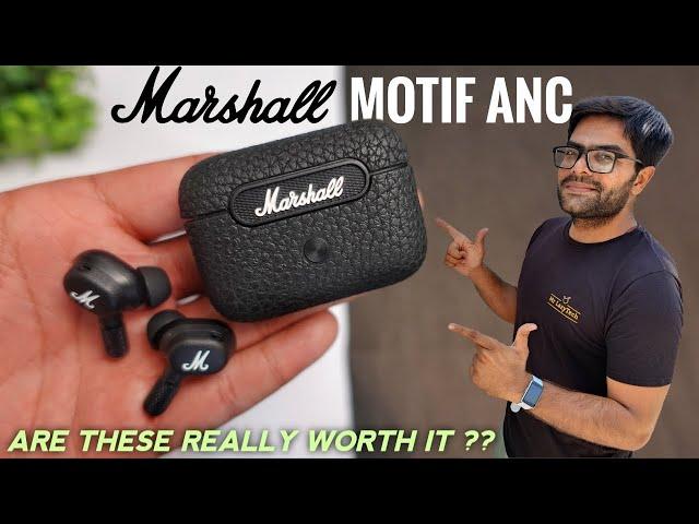 Marshall Motif ANC True Wireless Earbuds with Wireless Charging  Premium Earbuds Under 20000 