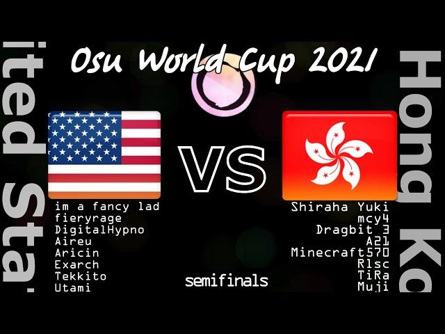 osu! World Cup 2021 United States VS Hong Kong (semifinals)