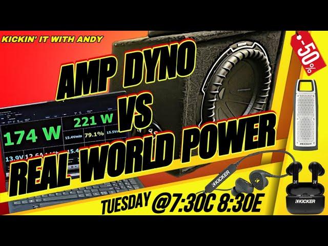 AMPLIFIER DYNO vs REAL WORLD POWER : Kickin’ it with Andy EP 51