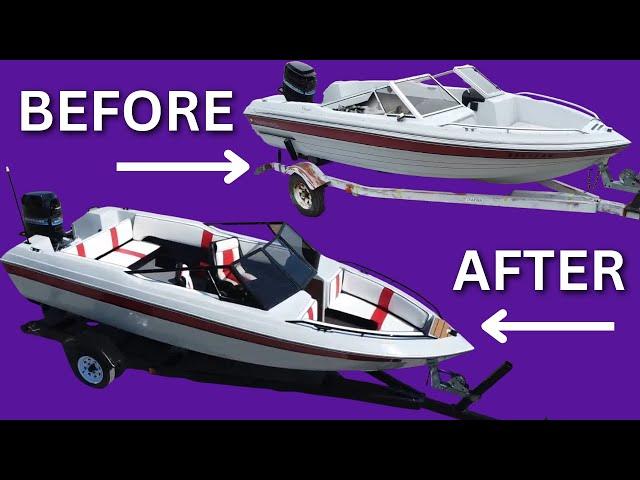 Full boat restoration - Start to finish - 1990 Marvac Classic - 1982 Mercury 90HP