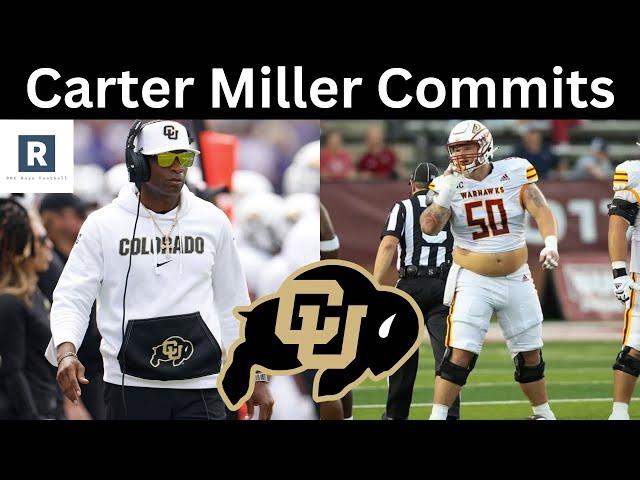 Carter Miller Commits To Colorado | CU Buffs Transfer Portal News