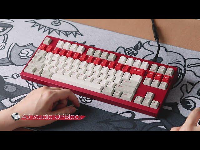 F1-8X V2 OP Black Switches Sound Test