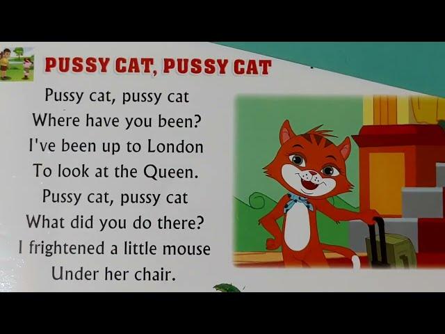 Pussy Cat, Pussy Cat: A Charming Nursery Rhyme Adventure || Pussy Cat poem || Nursery rhyme video