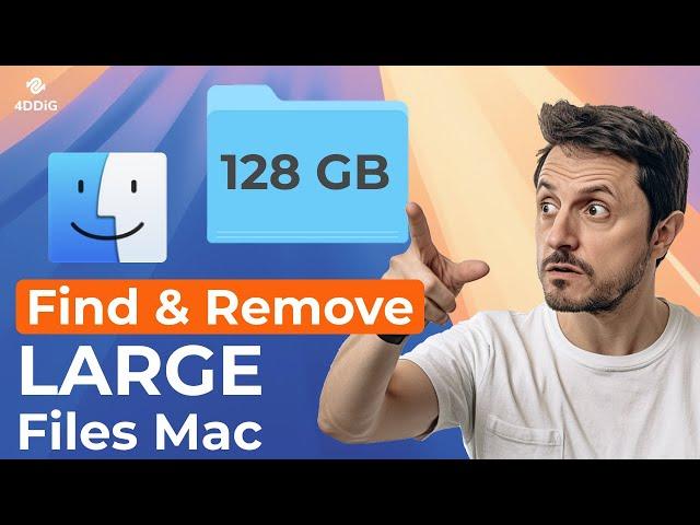 2024 - How to Find & Remove Large Files on Mac | Free up Disk Space Mac - EASIEST Ways