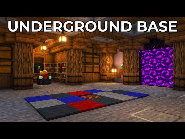 Minecraft: EASY Underground Survival Base [Tutorial]