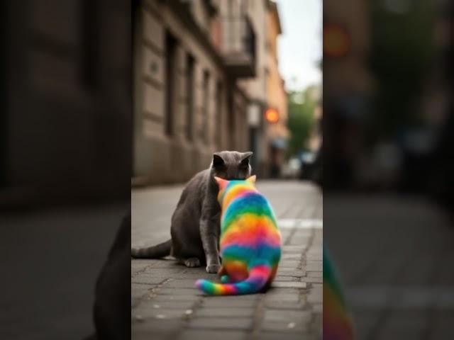 Ai…. What happened to the gray cat-