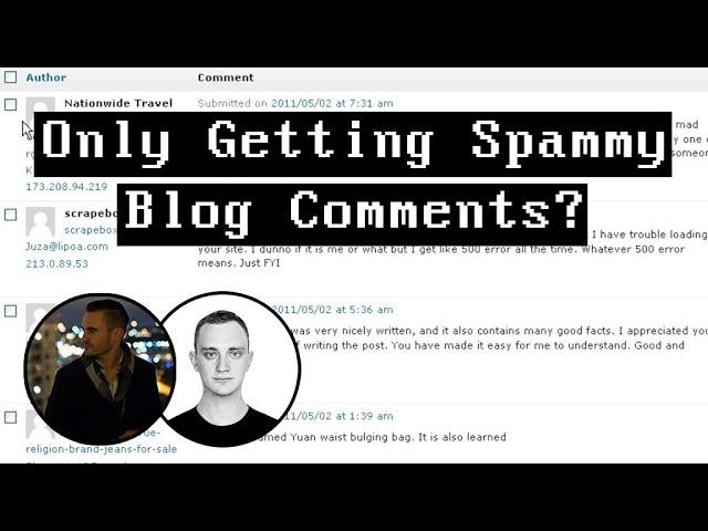 Spammy Blog Comments - What To Do If All Your Blog Comments Are Spam