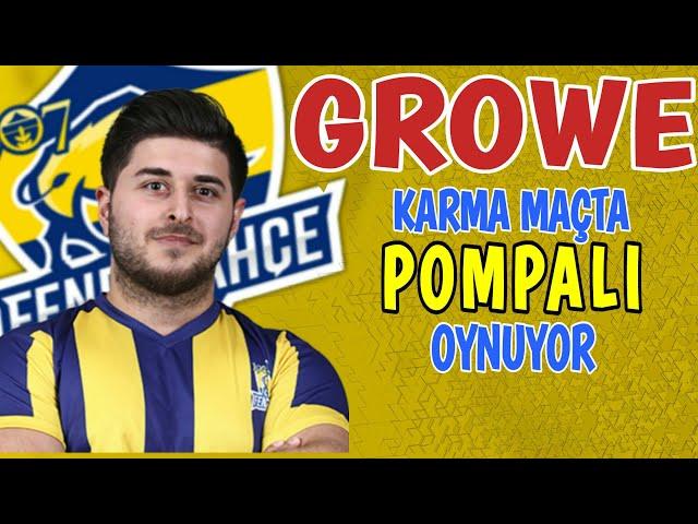 GROWE KARMA MAÇTA POMPALI OYNUYOR(2 KEZ BIÇAK ATTI!)#zula #zulasüperlig #zulaeniyivuruşlar