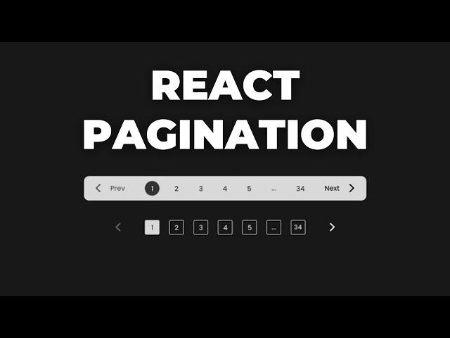 React Pagination | React Interview Questions | Machine Coding Round