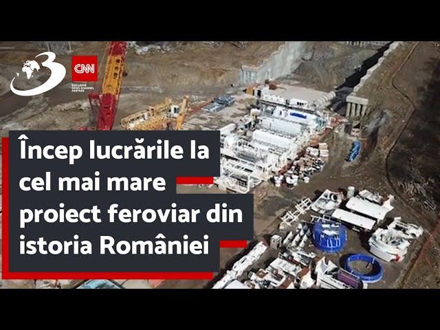 Încep lucrările la cel mai mare proiect feroviar din istoria României