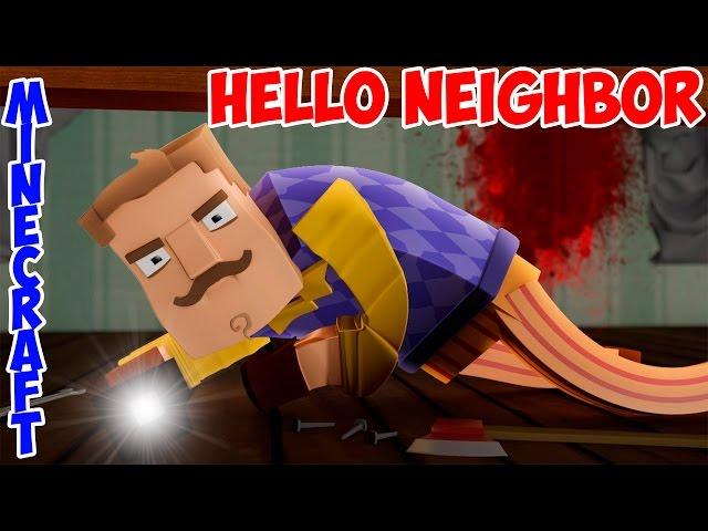 ИГРА HELLO NEIGHBOR ALPHA 3 В MINECRAFT!СЕКРЕТНЫЙ ПОДВАЛ!КАРТА ПРИВЕТ СОСЕД АЛЬФА 3 В МАЙНКРАФТЕ!