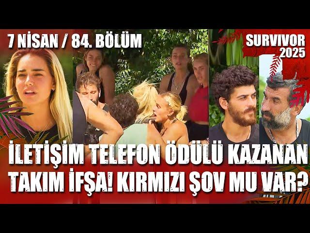 SURVIVOR İLETİŞİM ÖDÜLÜ KAZANAN İFŞA KIRMIZI! AYCAN & ASENA 07.04.2025 84. BÖLÜM TV8 FULL İZLE CANLI