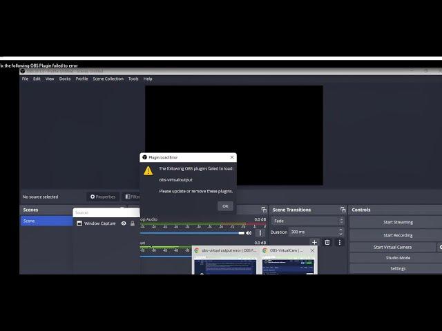 How to fix OBS Plugin failed to error on Windows