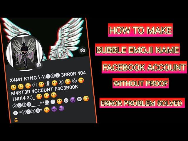 How to Make Unique+Emoji Name Account on Facebook 2024 | Create Unique Emoji Name Facebook ID 2024