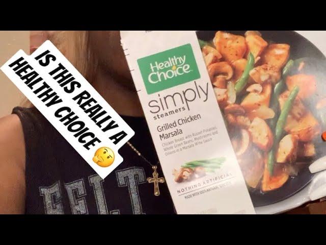 🫑HEALTHY CHOICE REVIEW |GRILLED CHICKEN MARSALA