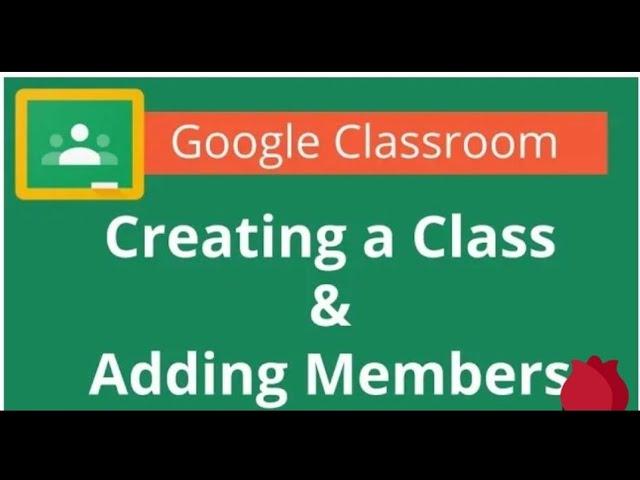 Google classroom //create google classroom  // classwork // add students