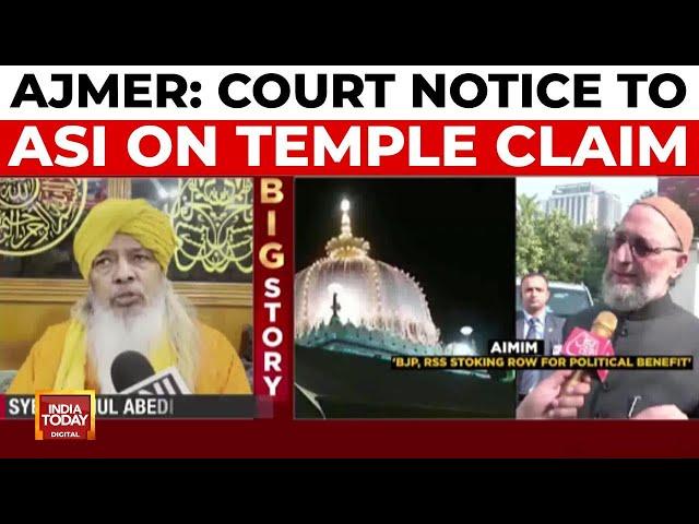 Ajmer Court Notice to Archaeological Survey of India Over Claim of Shiva Temple Under Masjid