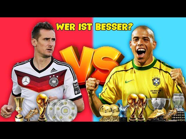 Vergleich: Miroslav Klose VS Ronaldo | GegenStar