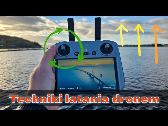 Techniki latania dronem dla początkujących.