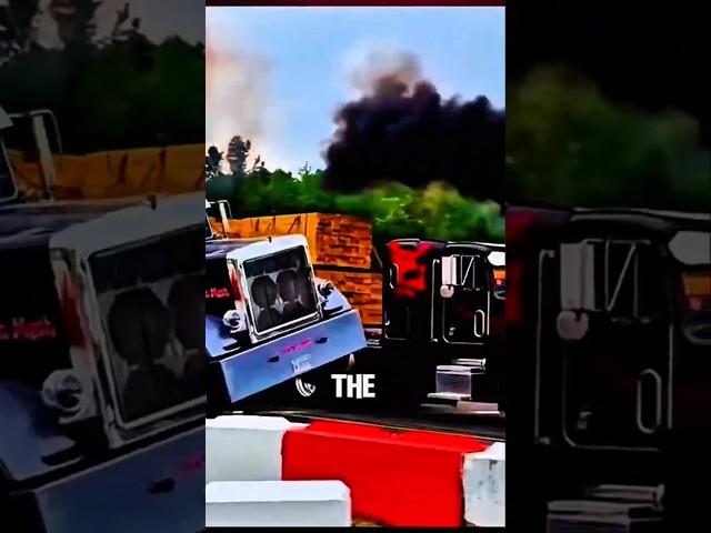 "Semi-Truck Showdown: Torque in Action".#shorts