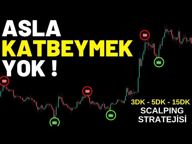 %100 ÇALIŞAN ÜCRETSİZ TRADINGVIEW İNDİKATÖRÜ ! ( %99,9 AL-SAT SİNYALİ VERİYOR )