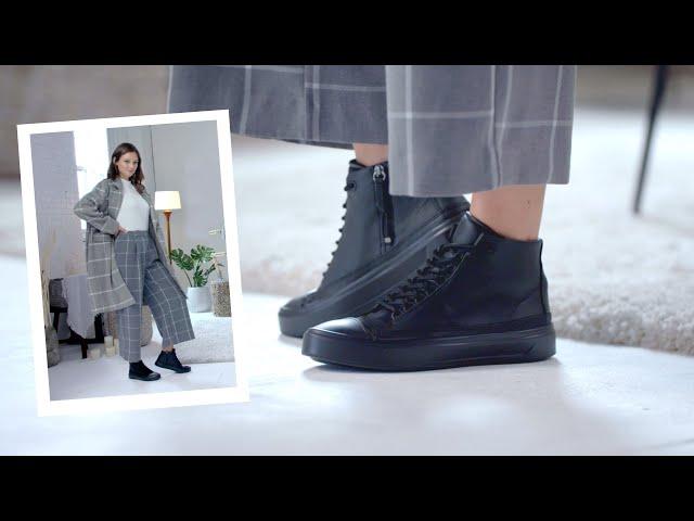 How to Wear | ECCO Flexure T-CAP High Top Sneakers