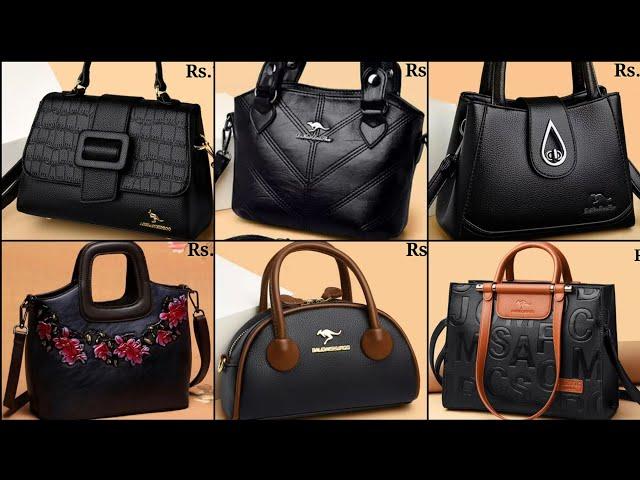 OFFICE STYLE BLACK HANDBAG ALL THE BEST BLACK PURSE HANDBAG DESIGN