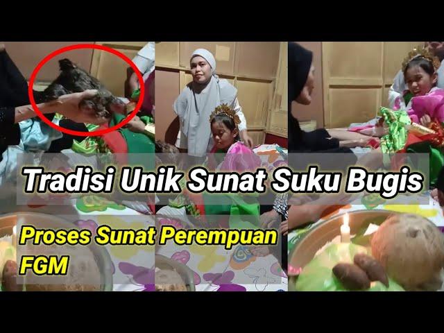 Tradisi Unik Sunat Adat Suku Bugis, Sulawesi Selatan, sunat Perempuan