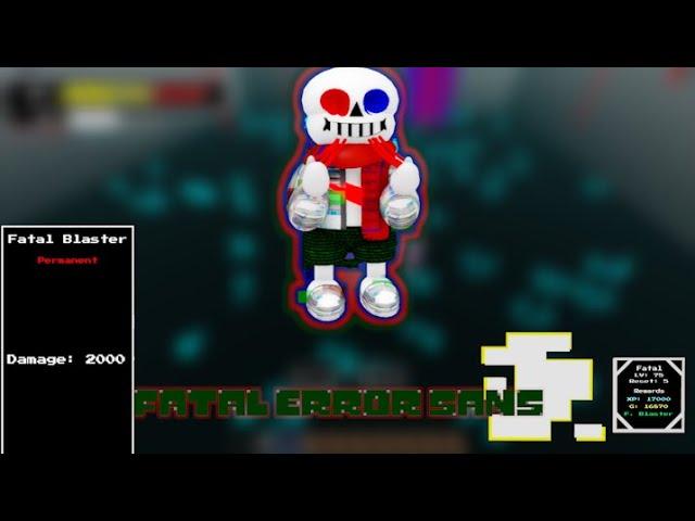 [v4.0] Undertale Boss Battles: Fatal Error Sans