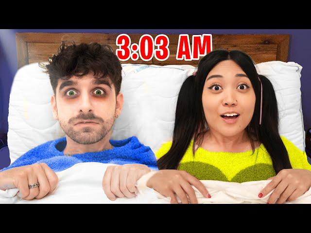 She Won't Let Me Sleep! (LAST TO FALL ASLEEP CHALLENGE)