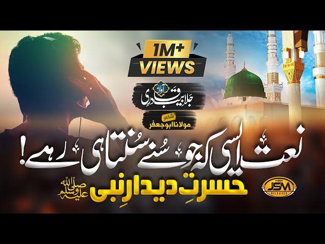 New Naat Sharif 2023 | Nabi Ji Piyare Nabi ji |Hasrat e Dedar e Nabi | Hafiz Jalabeeb Qadri | JSM