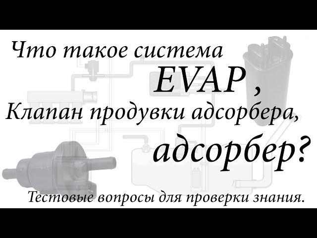 Устройство и режимы работы системы улавливания паров бензина EVAP система