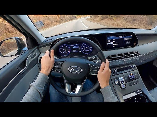 2021 Hyundai Palisade SEL AWD - POV Test Drive by Tedward (Binaural Audio)