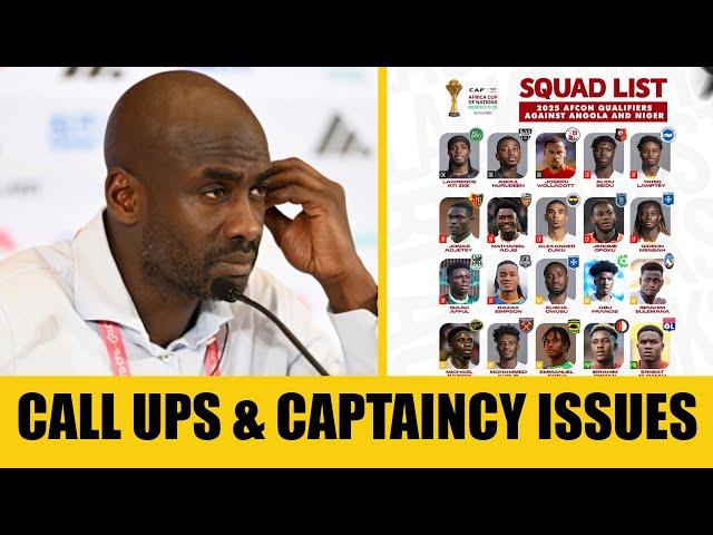 Otto Addo's Ghana Squad Announcement: Captaincy Issues & Dede Ayew's Exit | Can Ghana Beat Angola?