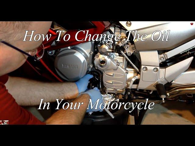How To Change The Oil On A Motorcycle Yamaha FJR 1300 ES
