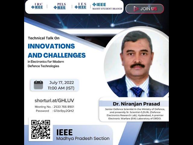 Innovation & Challenges in Electronics for Modern Defense Technologies by Dr. Niranjan Prasad