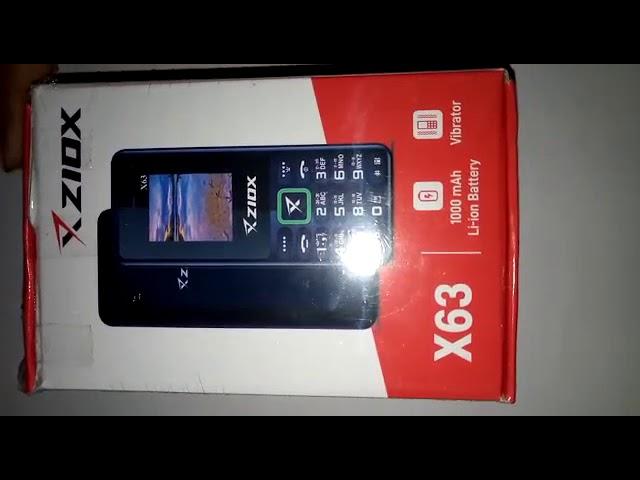 Unboxing of ziox mobile phone