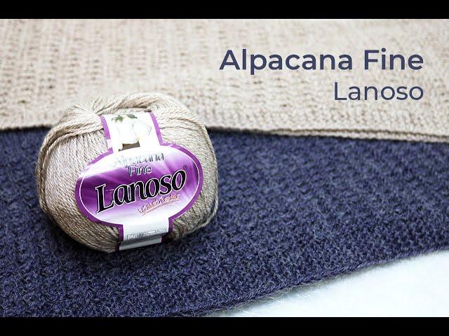 Пряжа Альпака - Alpacana Fine Lanoso. Обзор пряжи.