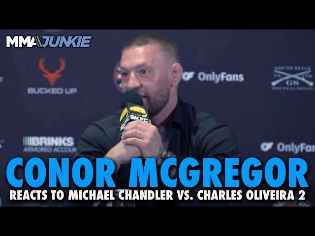 Conor McGregor Reacts to Michael Chandler vs. Charles Oliveira at UFC 309, Calls for 'My Date'