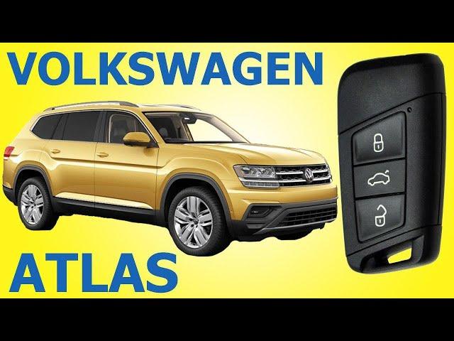 Фольксваген Атлас изготовление дубликата чип ключа зажигания в Минске VW Atlas Key Programming