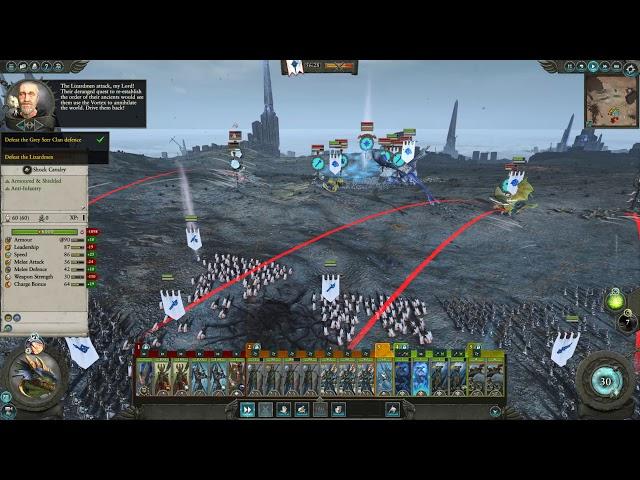 Total War Warhammer 2 - High Elves Final Vortex Battle as Tyrion