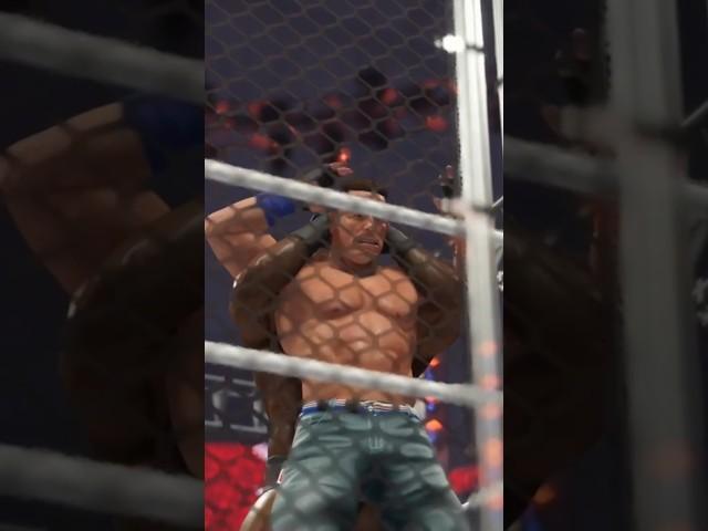 #wwe2k24 Lashley vs Cena WWE mma style cage match #gaming #gameplay