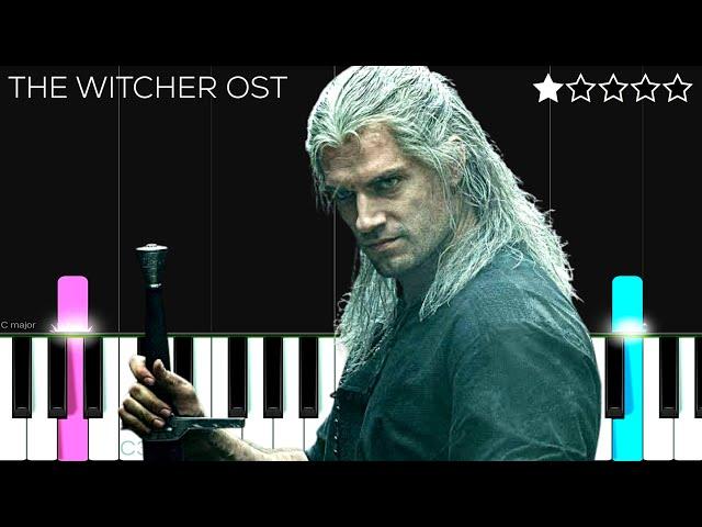 The Witcher OST - Toss A Coin To Your Witcher | EASY Piano Tutorial