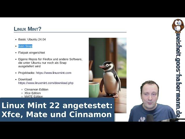 Linux Mint 22 angetestet: Xfce, Mate und Cinnamon