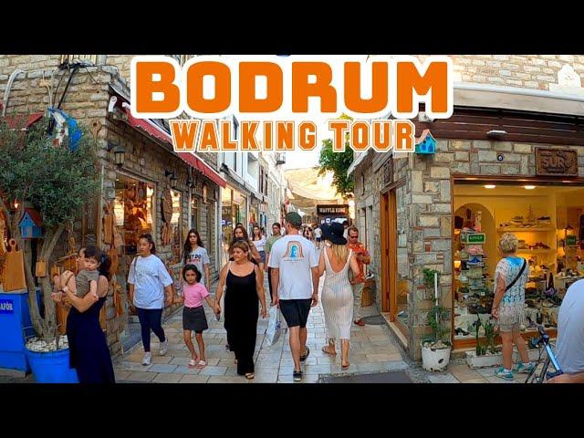 Bodrum City Center and Bazaar Walking Tour | July 2023 (Muğla/Turkey)