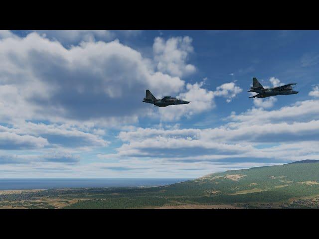 Су-25Т | Неожиданный бой над аэродромом | Digital Combat Simulator | DCS