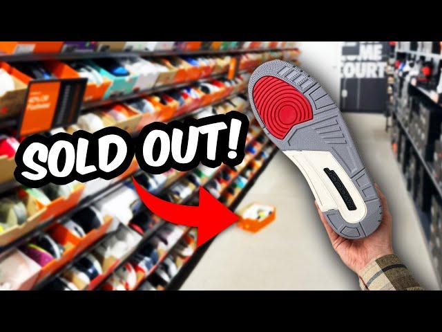 SOLD OUT Sneakers SITTING At The NIKE OUTLET